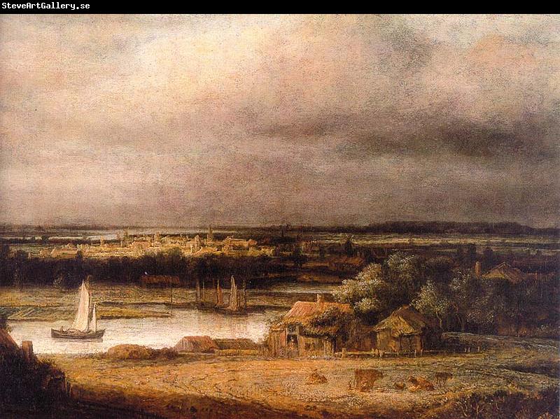 Philips Koninck Wide River Landscape